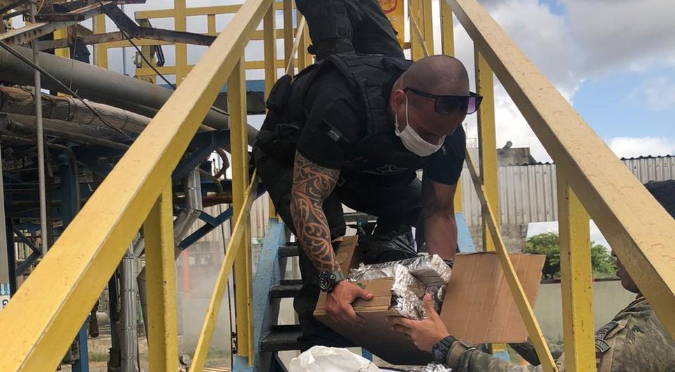 Incineração de mais de uma tonelada de drogas / Foto: SSP/SE