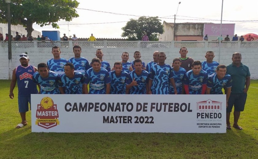 Seleção da Ilha conquista Campeonato de Futebol Master de Penedo