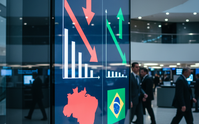 Fluxo cambial do Brasil fica negativo em US$ 671 milhões até 9 de janeiro, aponta Banco Central