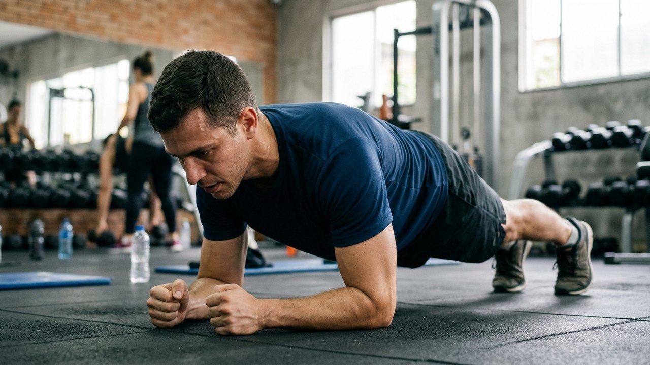 Por quantos segundos deve durar a prancha abdominal para fortalecer abdômen, glúteos e ombros?