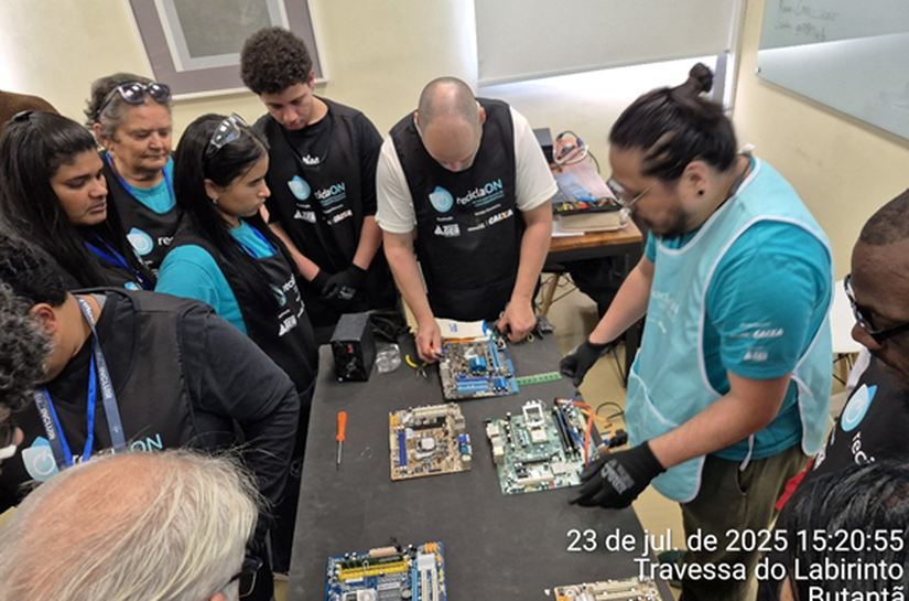 ReciclaON vai a Maceió capacitar cooperativas de catadores a realizar a Remanufatura de Computadores, na UFAL
