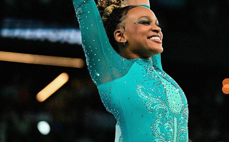 Rebeca Andrade abandona o solo e avisa: 'Estou cuidando mais da minha saúde física e mental'