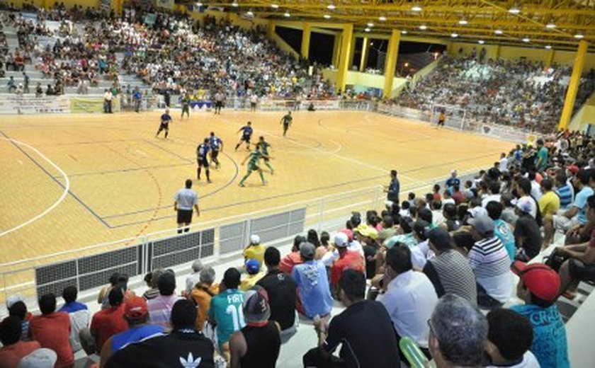 Arapiraca: Ginásio será palco da decisão da Copa Supercred de Futsal 2014