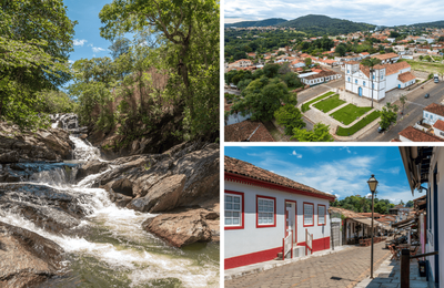 Cachoeiras cristalinas e casarões seculares no Cerrado goiano