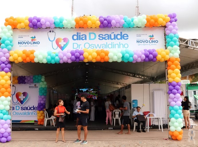 Novo Lino realiza grande ação de saúde em homenagem ao Dr. Oswaldinho e beneficia mais de 500 pessoas