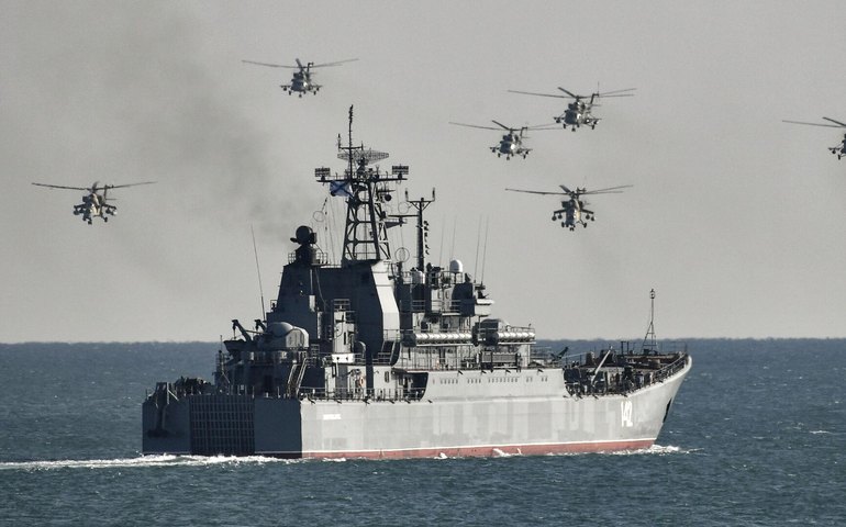 Frota do Mar Negro russa destrói quatro lanchas não tripuladas ucranianas