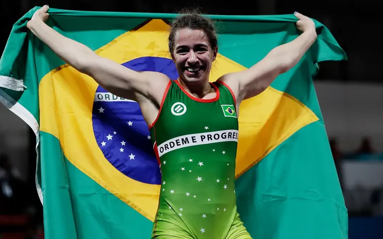 Wrestling: Giullia Penalber conquista vaga nos Jogos de Paris