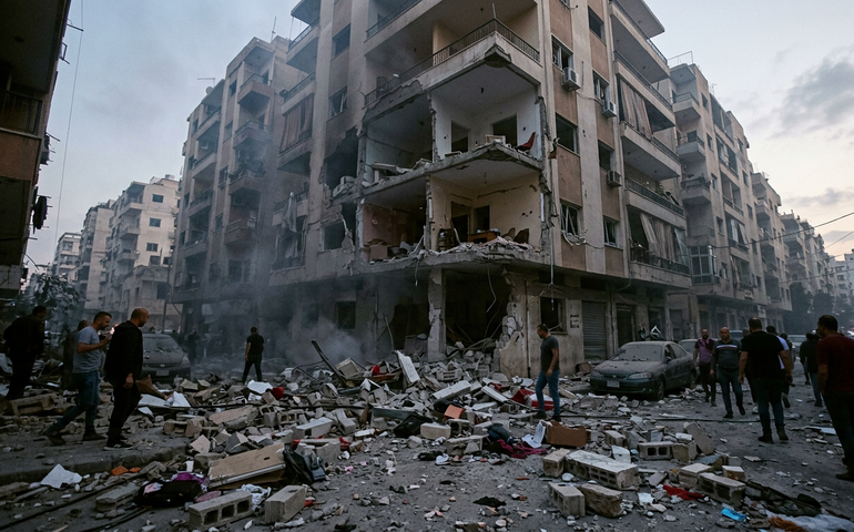 Israel realiza bombardeio em Beirute, capital do Líbano