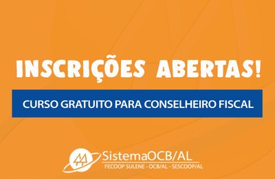 Sistema OCB/AL abre inscrições para Curso de Conselheiros Fiscais 