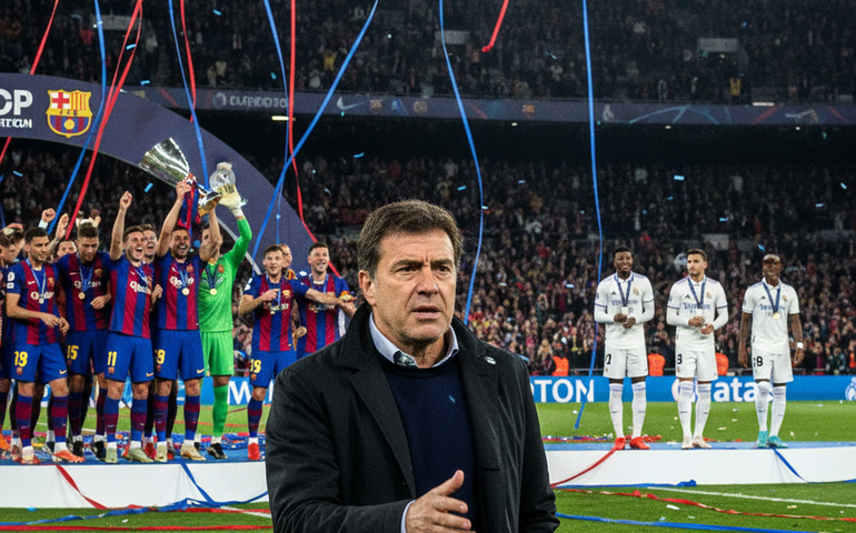 Presidente do Barça critica postura de Mbappé após Supercopa