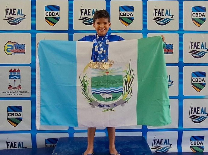 Atleta de Anadia representa o estado em Campeonato realizado em Palmas - TO