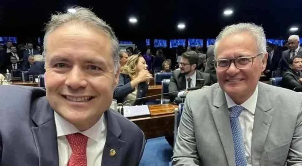 Renan Filho e Renan Calheiros. - Foto: Reprodução