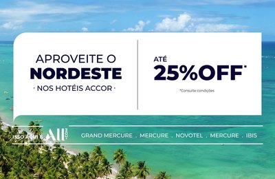 ALL oferece desconto de até 25% em hotéis no Nordeste