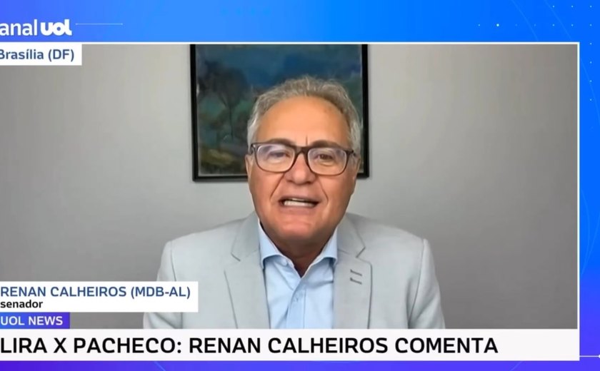 Renan volta a atacar Arthur Lira: 'Ele quer o poder pelo poder, para achacar, como fez com Temer e Bolsonaro'