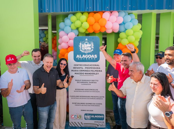 Governo de Alagoas investe mais de R$ 18 milhões na área de educação em Poço das Trincheiras