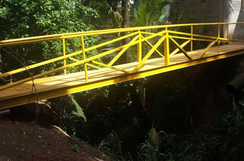 Prefeitura de Maceió segue revitalizando pontilhões em grotas