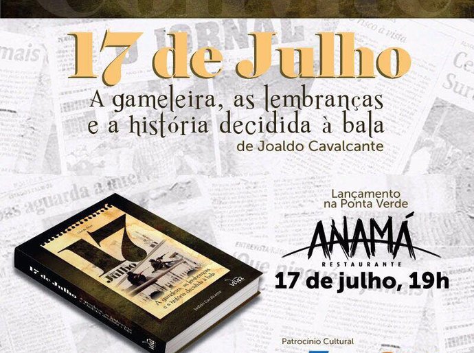 Jornalista lança livro-reportagem sobre lembranças e fatos que culminaram com o tiroteio de 17 de julho