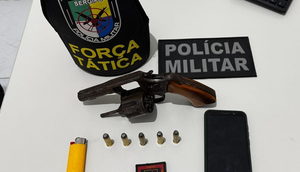 ARMAS PRESAS / Foto: Reprodução: Foto PM