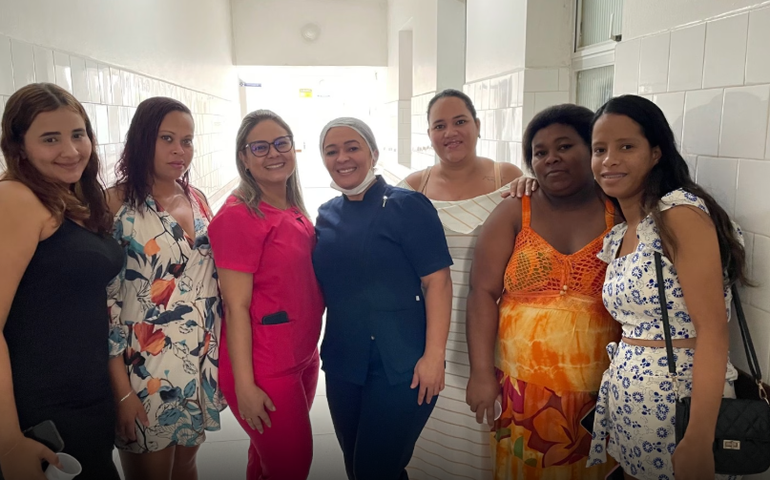 Gestantes penedenses visitam a maternidade da Santa Casa de Misericórdia