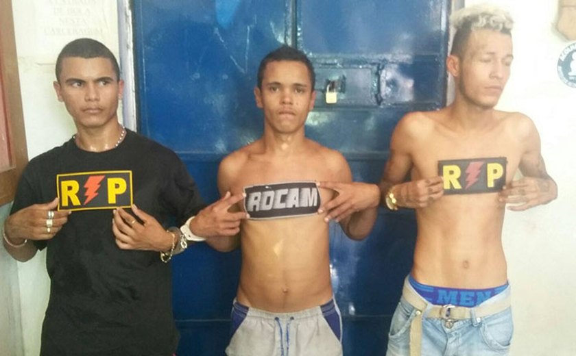 Polícias prendem três homens acusados de praticar crimes em Palmeira