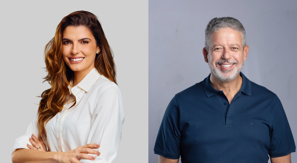 Marina JHC (PSDB) e Arthur Lira (PP) aparecem na frente em cenário estimulado