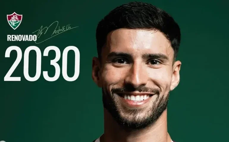 Fluminense renova contrato de Martinelli até 2030 e afasta interesse do exterior