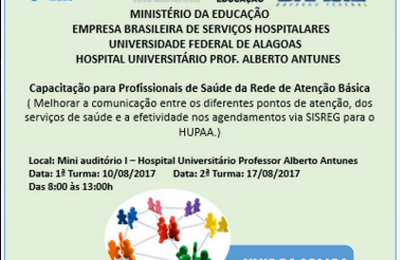 Ufal oferece curso de capacitação de profissionais de saúde da Rede Básica