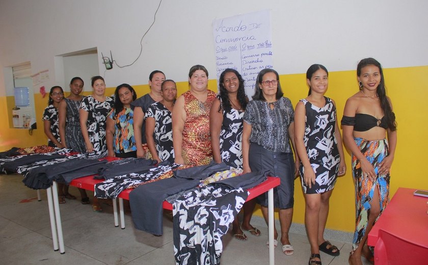 Cursos do Senar capacitam mães de estudantes matriculados em escola da Semed Penedo