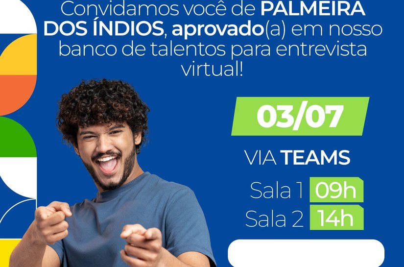 Empresa realiza entrevista virtual para aprovados em processo seletivo em Palmeira dos Índios