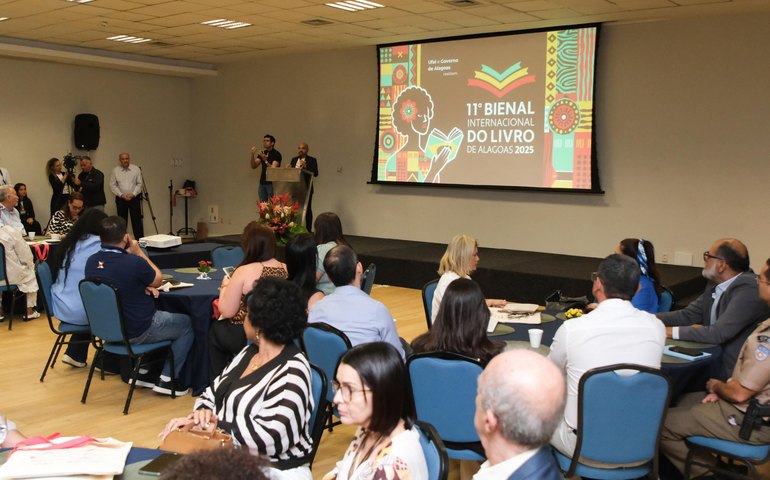 Ufal e Governo de Alagoas lançam a 11ª edição da Bienal Internacional do Livro