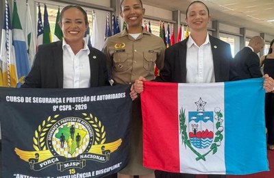Militares alagoanas concluem curso de segurança e proteção de autoridades da Força Nacional