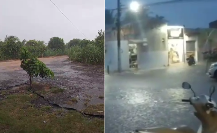 Precipitações foram registradas em municípios do interior do estado