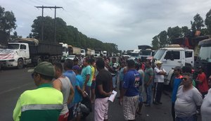 manifestação caminhoneiros
