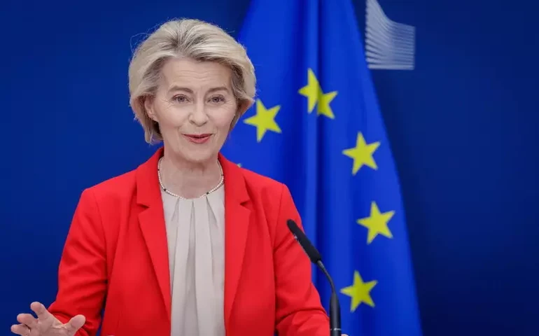 Em conversa com Herzog, Von der Leyen pede estabilidade regional