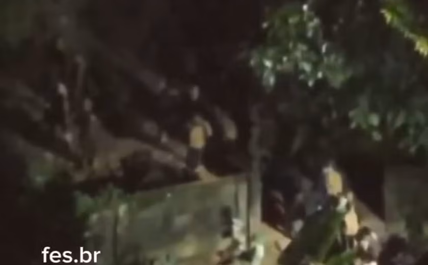 Drone flagra fuga de cerca de 400 traficantes armados durante operação do Bope na Rocinha