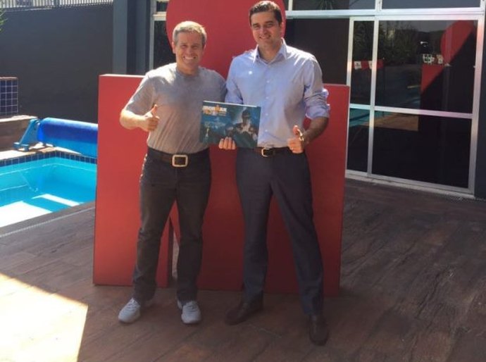 Rui Palmeira visita agência do IRONMAN e planeja nova edição para 2018