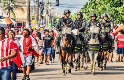 Segurança para o 1º jogo da final do Campeonato Alagoano neste sábado vai mobilizar 200 policiais militares