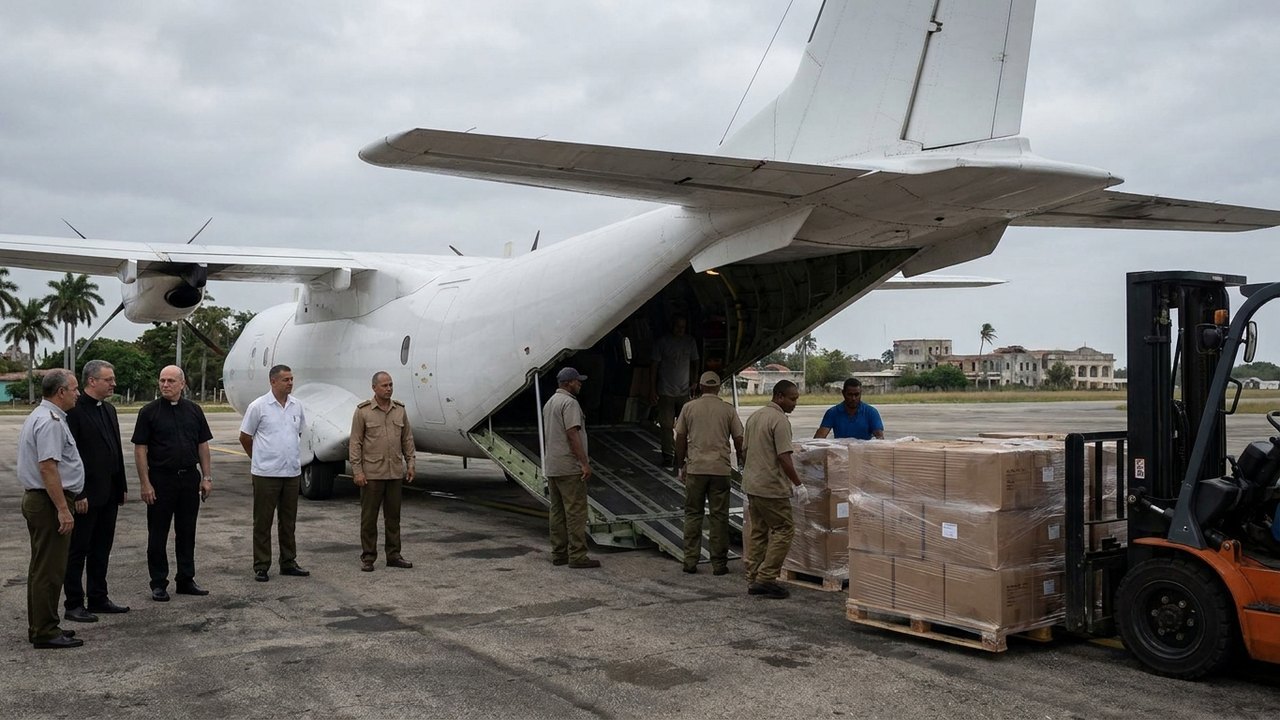 EUA e Serviços Católicos enviam voo humanitário a Cuba sob compromisso de ajuda de US$ 100 mi