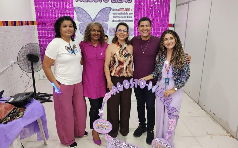 Servidoras da Semdes são beneficiadas com atividades de autocuidado no Agosto Lilás