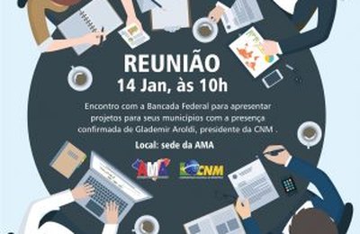 AMA convida bancada federal e CNM para encontro de prefeitos e prefeitas