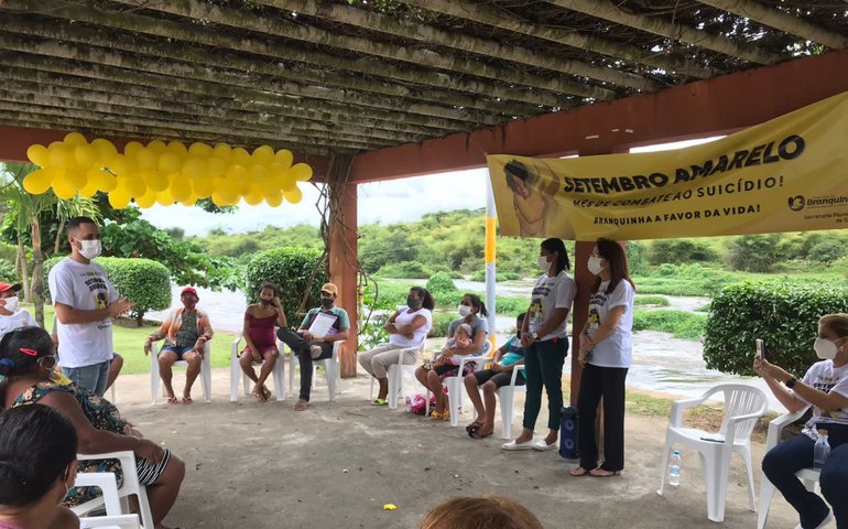 Setembro Amarelo: Prefeitura de Branquinha reforça a valorização da vida e da saúde mental