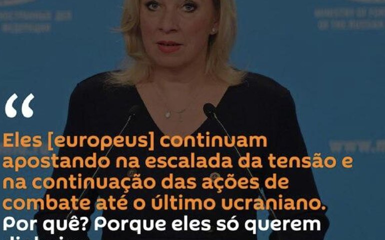 Rússia acusa europeus de prolongarem guerra por interesses financeiros