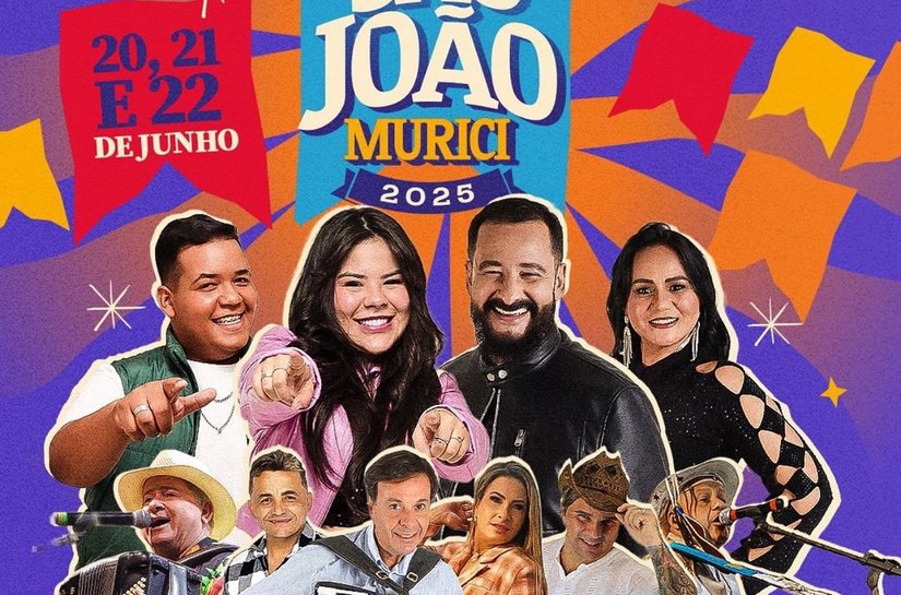 Murici anuncia programação do São João 2025 com encontro de quadrilhas juninas e shows musicais