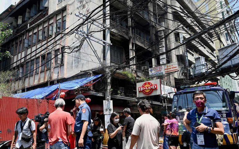 Filipinas: incêndio atinge prédio no bairro de Chinatown, em Manila, e deixa 11 mortos