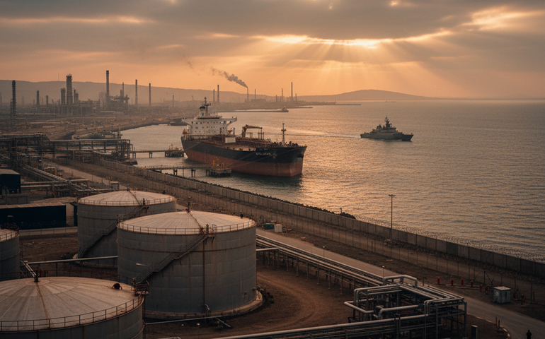 Petróleo fecha em alta e atinge maior nível desde 2025 com tensões e tarifas ao Irã