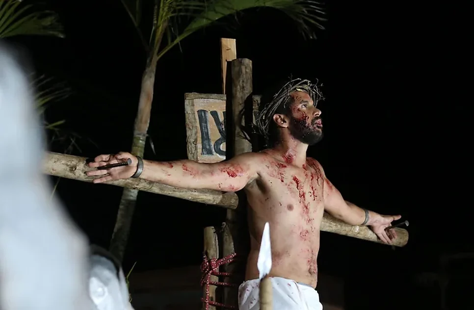 Espetáculo que narra a Paixão e Morte de Cristo será apresentado nesta terça-feira (4) em Carira / Foto: Foto: Arquidiocese de Aracaju/ Divulgação