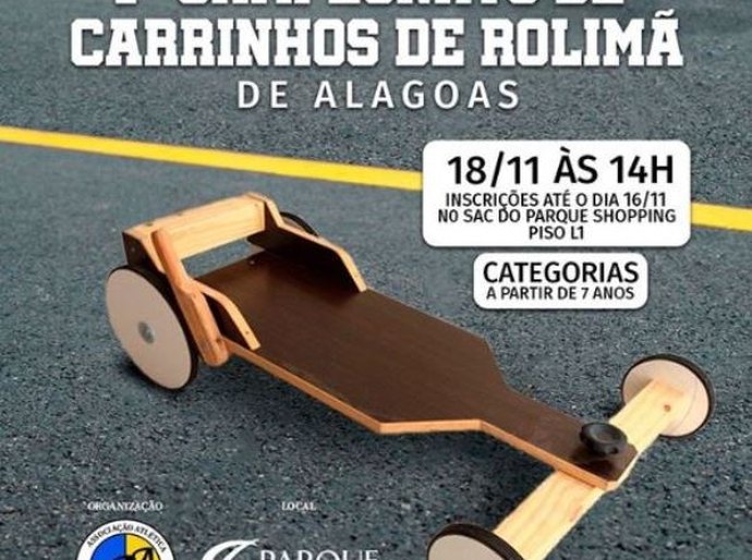 Alagoas terá  primeiro campeonato de carrinho de rolimã neste domingo (18)