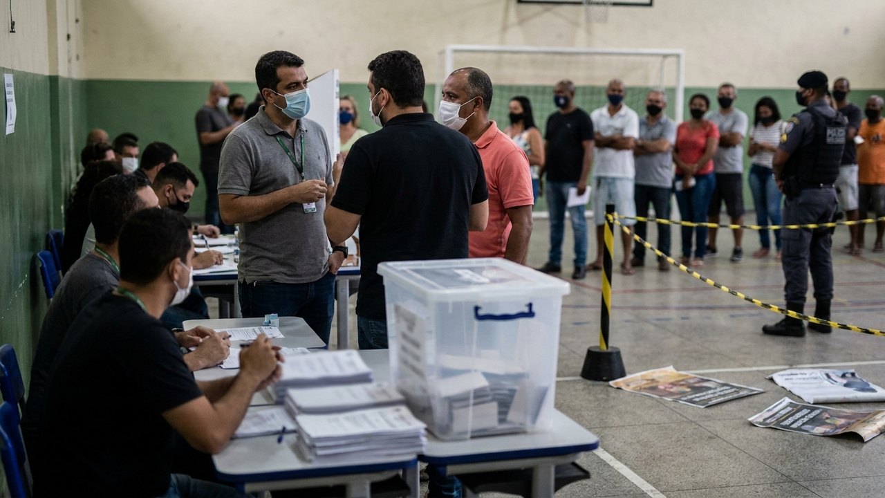Terceiro maior ponto de votação do Rio tem boca de urna e distribuição de santinhos