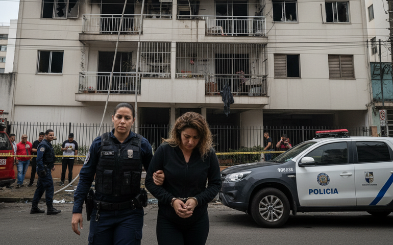 Mãe de bebê morto em incêndio em SP é presa em flagrante por abandono de incapaz