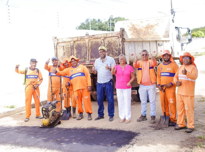 Prefeitura avança com Operação Tapa-Buracos e recuperação de vias em Palmeira dos Índios